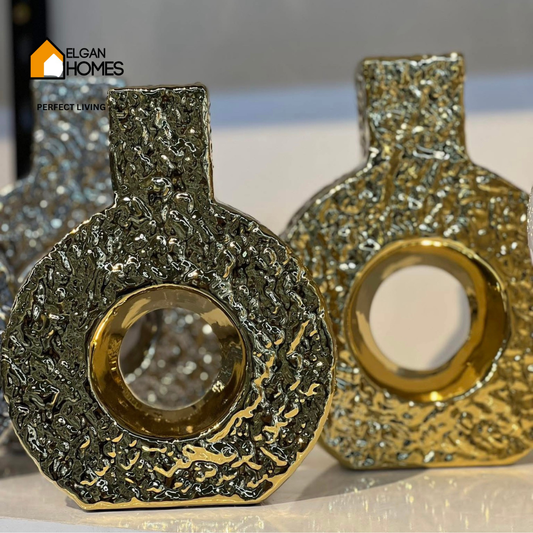 Antique Golden hollowVase