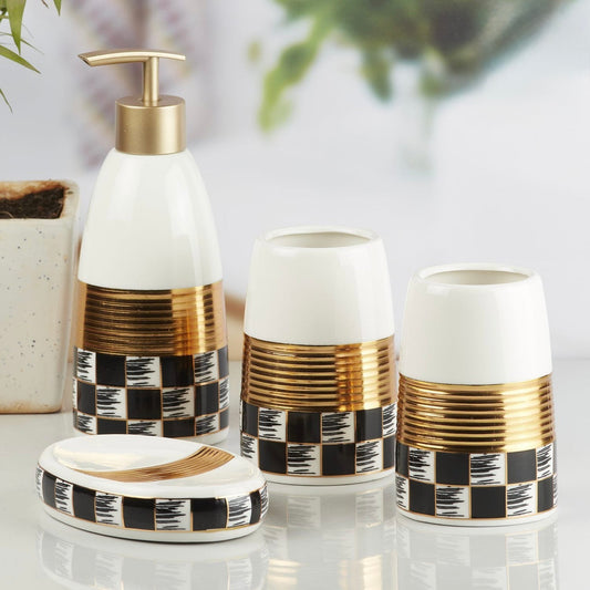 4 pieces Premium Ceramic Bathset