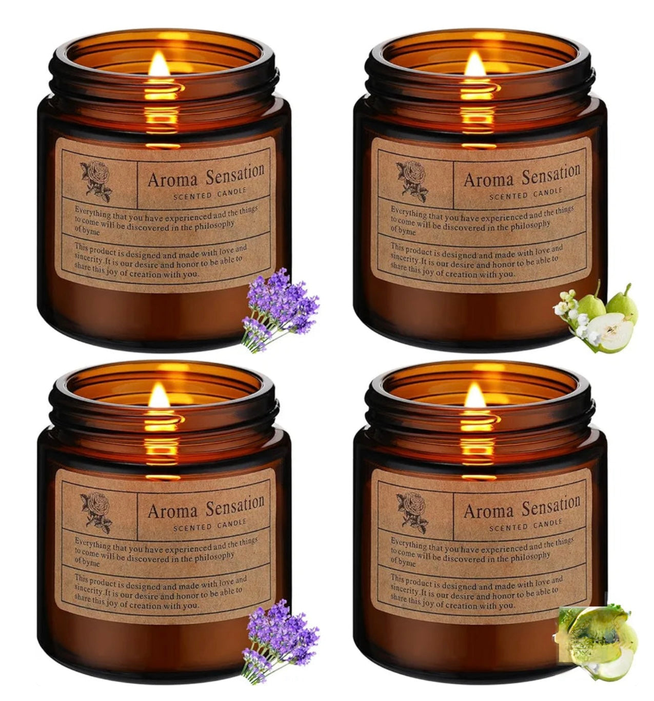 Premium hand-poured scented candle