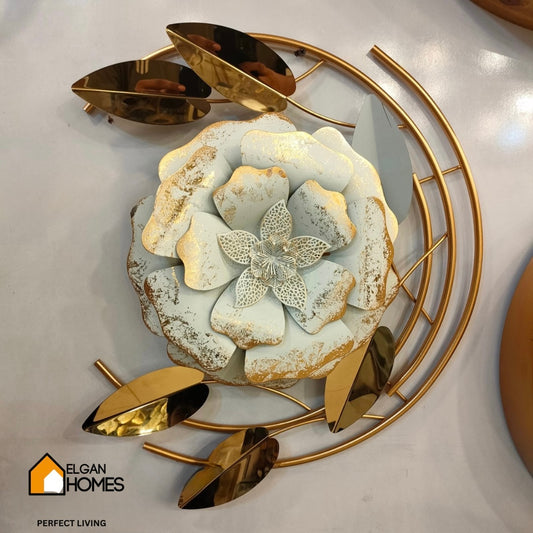 Premium and Luxury Golden Floral Metal Wall Art