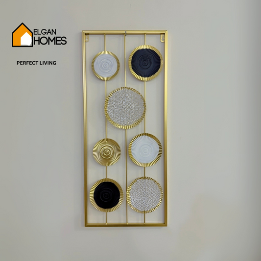 Golden Metal Modern Design Wall Art Frame