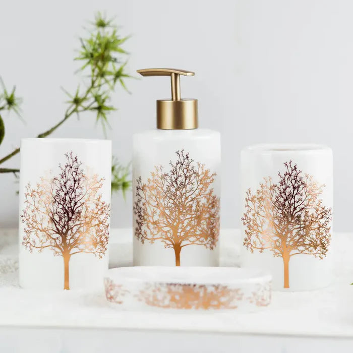 4-piece premium ceramic bath set