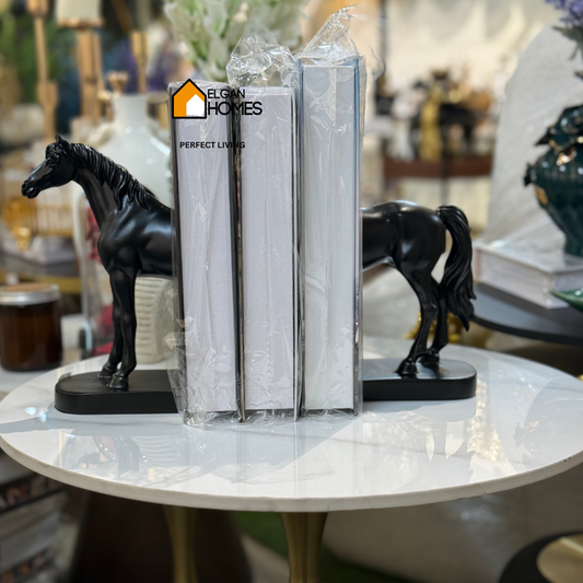 2 piece premium reisn material horse decor .