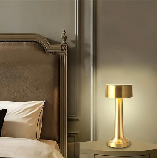 Touch Metal Table Lamp, 3 Colors Creative Ambient Lights, Room Decor LED