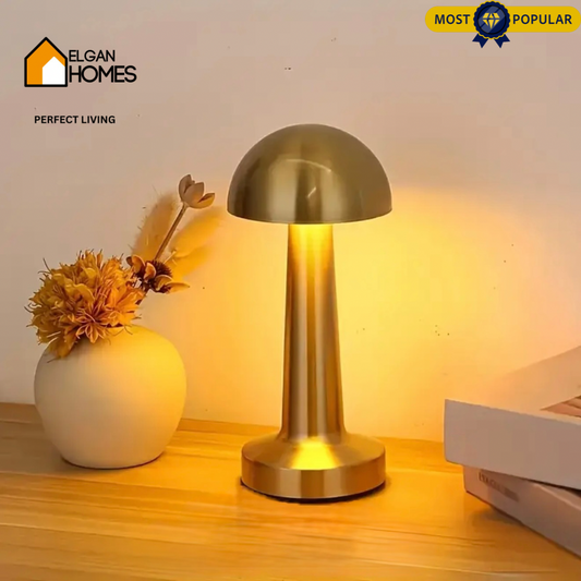 Mushroom Shape Metal LED Table Lamp with Touch Sensor