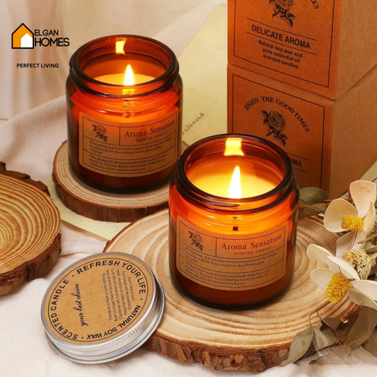 Premium hand-poured scented candle