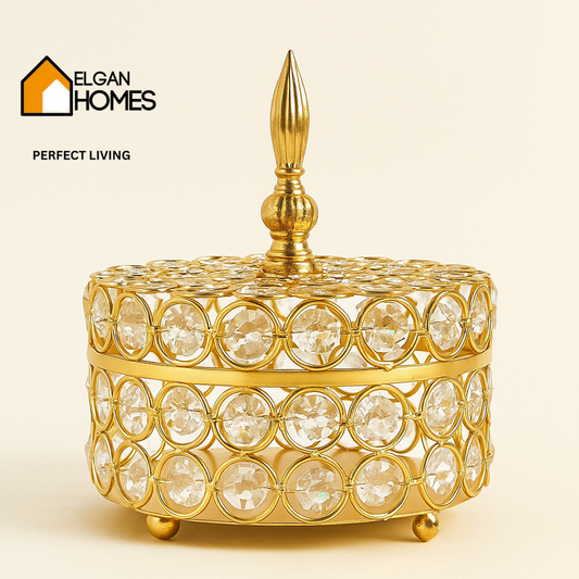 Modern Pearl-Accent Jewelry Box