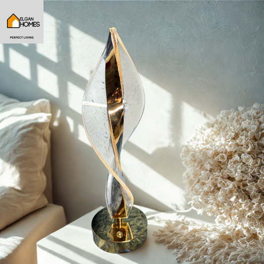 Snowflake Acrylic Table Lamp – Winter Magic in a Modern Glow